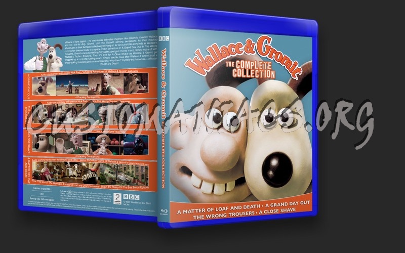 Wallace & Gromit Complete Collection blu-ray cover