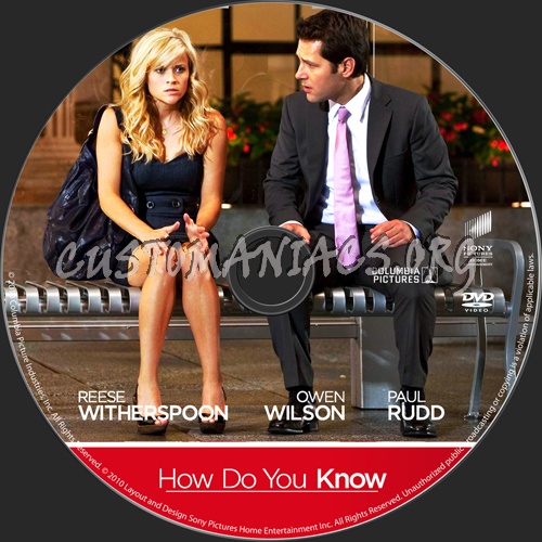 How Do You Know dvd label