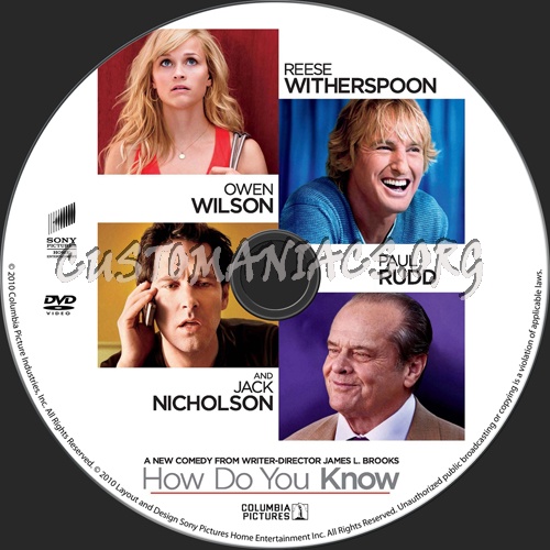 How Do You Know dvd label