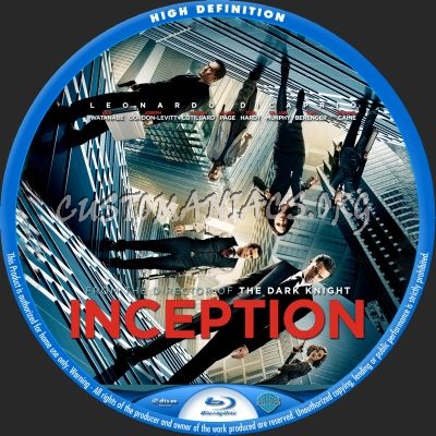 Inception blu-ray label