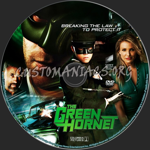 The Green Hornet dvd label