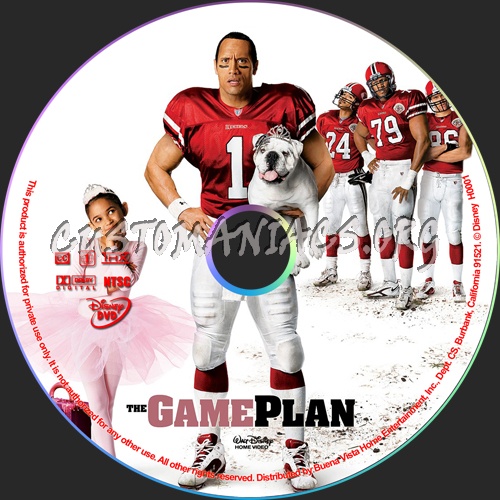 The Game Plan dvd label