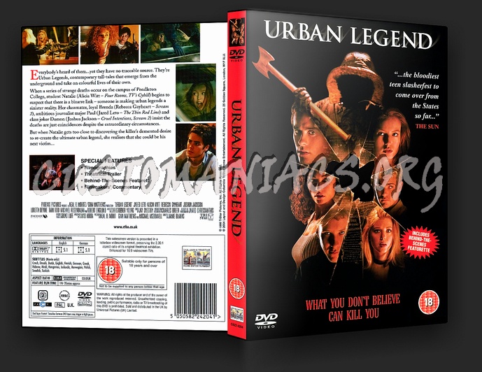 Urban Legend dvd cover