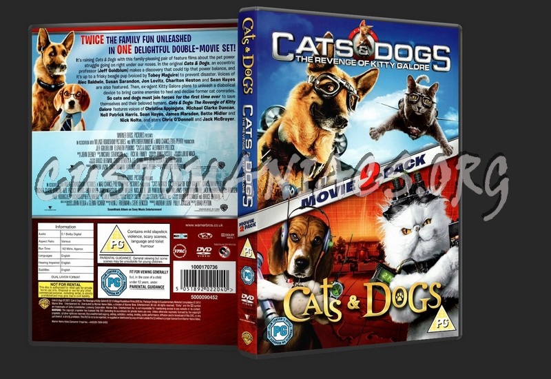 Cats And Dogs / Cats And Dogs 2: The Revenge Of Kitty Galore dvd cover