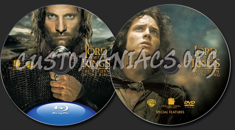 The Lord of the Rings: The Return of the King blu-ray label