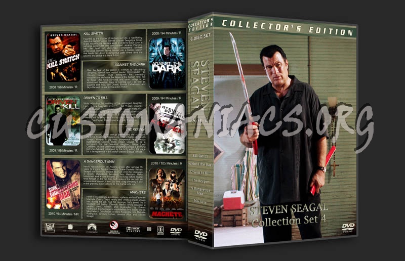 Steven Seagal Collection - Set 4 dvd cover