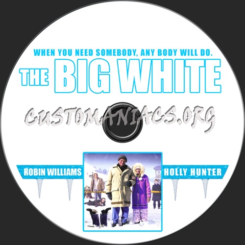 The Big White dvd label