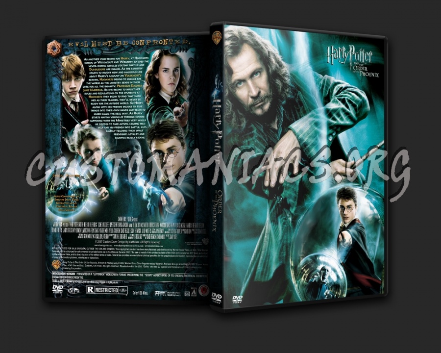Harry Potter Order of the Phoenix dvd cover