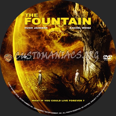 The Fountain dvd label