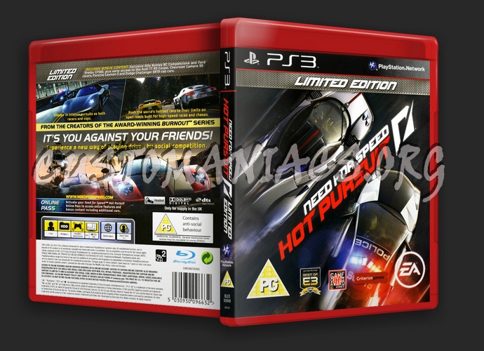 Need For Speed Hot Pursuit dvd cover