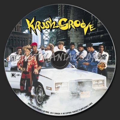 Krush Groove dvd label