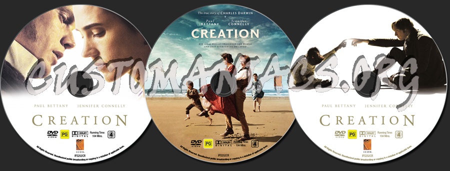 Creation dvd label