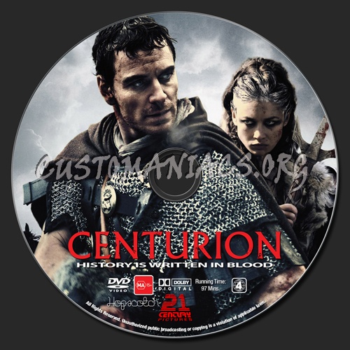 Centurion dvd label