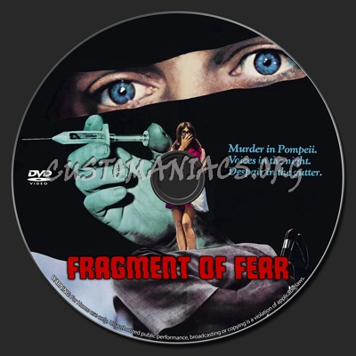Fragment of Fear dvd label