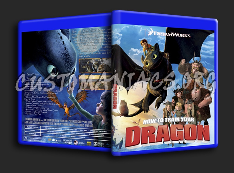 How To Train Your Dragon blu-ray cover