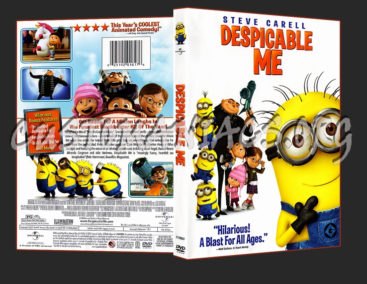 Despicable Me dvd cover