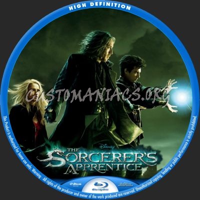 The Sorcerer's Apprentice blu-ray label