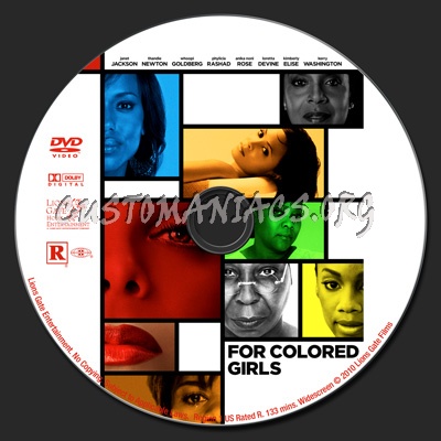 For Colored Girls (2010) dvd label