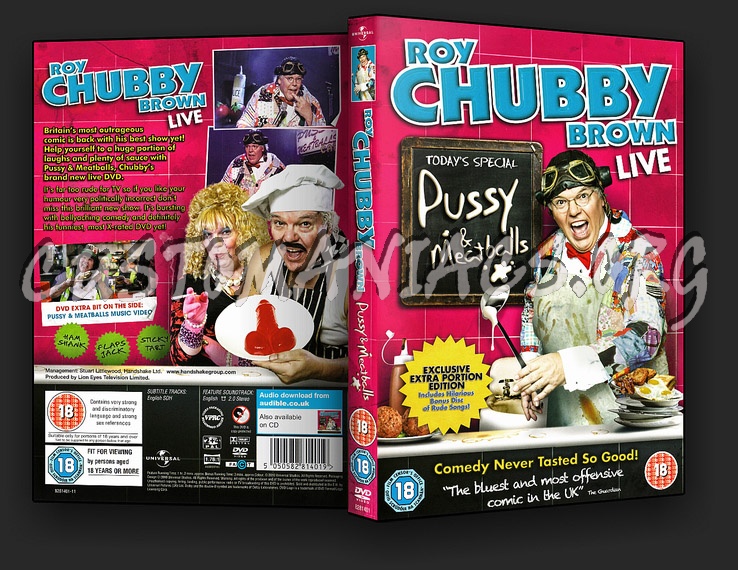 Roy Chubby Brown Pussy & Meatballs dvd cover