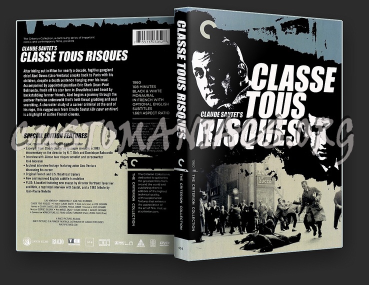 434 - Classe Tous Risques dvd cover