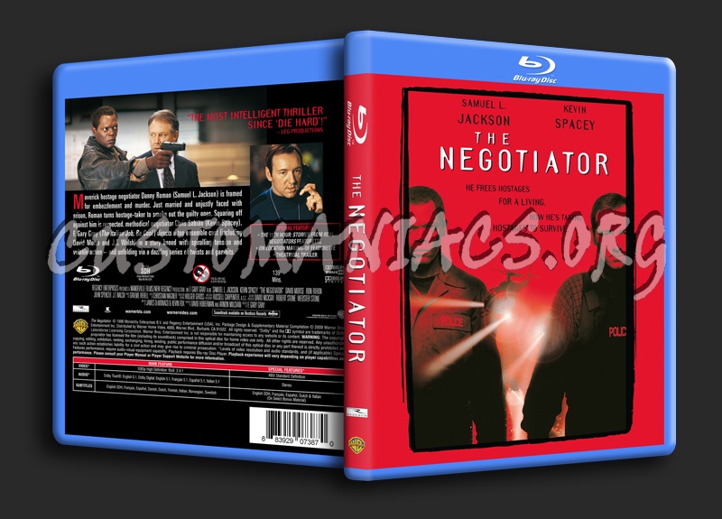 The Negotiator blu-ray cover