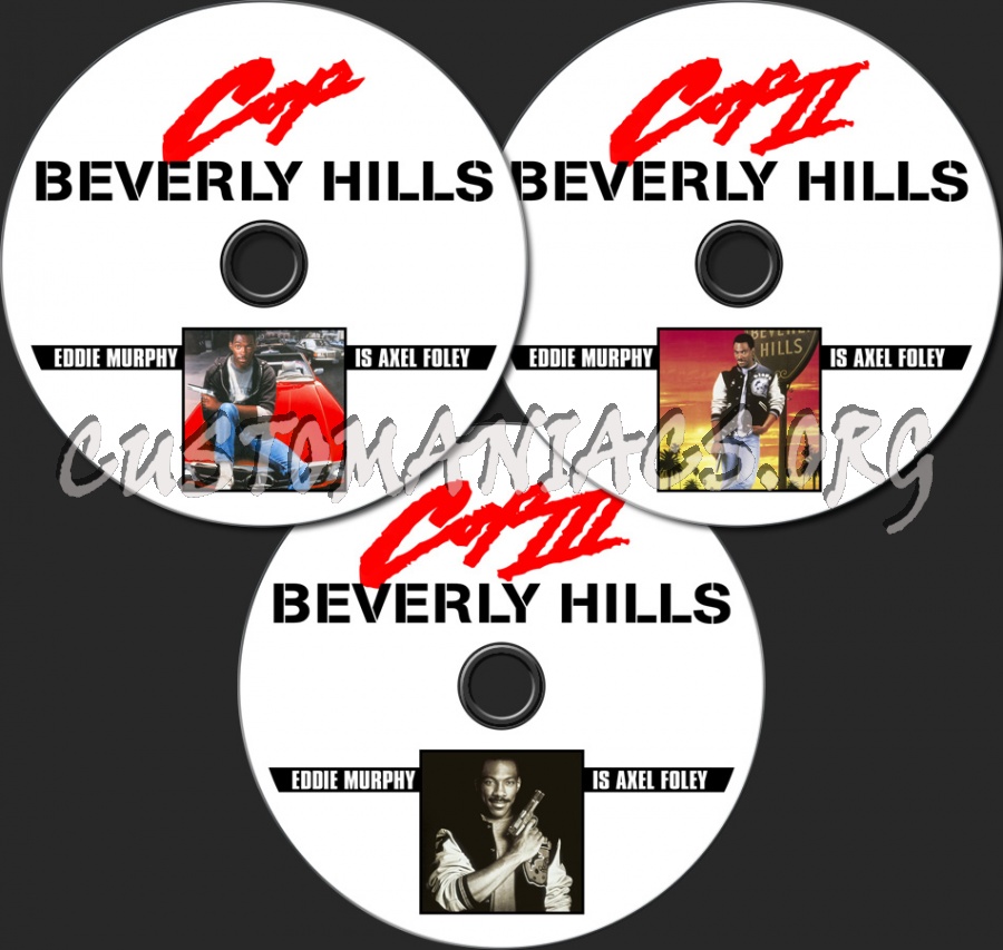 Beverly Hills Cop Collection dvd label