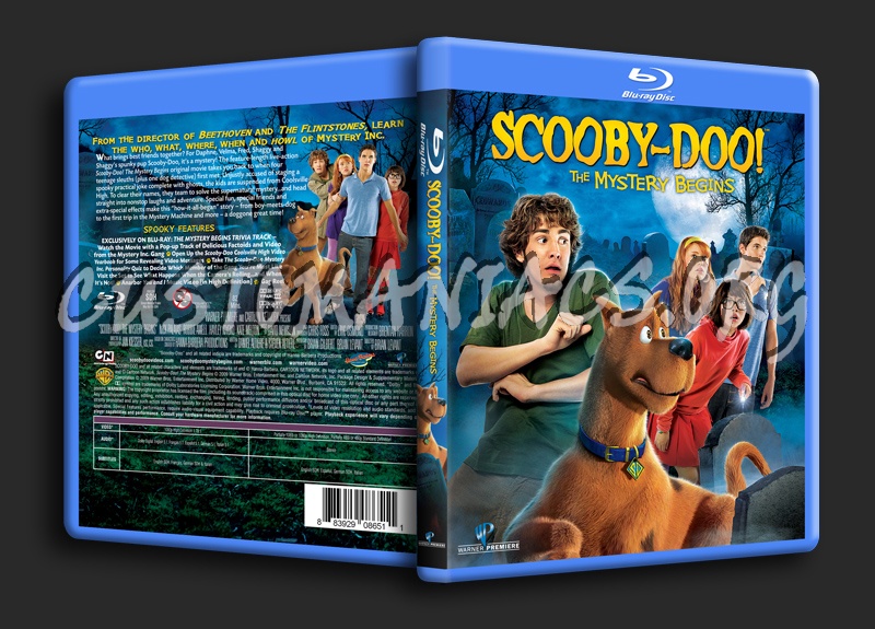 Scooby Doo - The Mystery Begins blu-ray cover