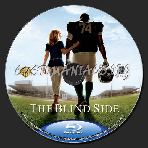 The Blind Side blu-ray label