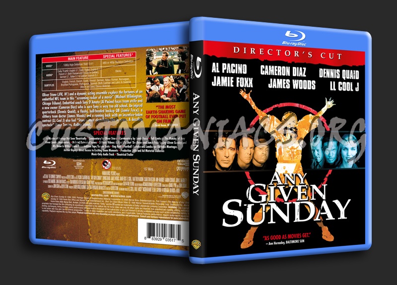 Any Given Sunday blu-ray cover
