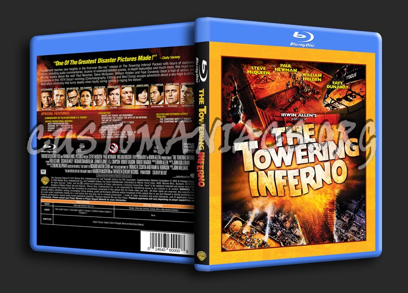 The Towering Inferno blu-ray cover