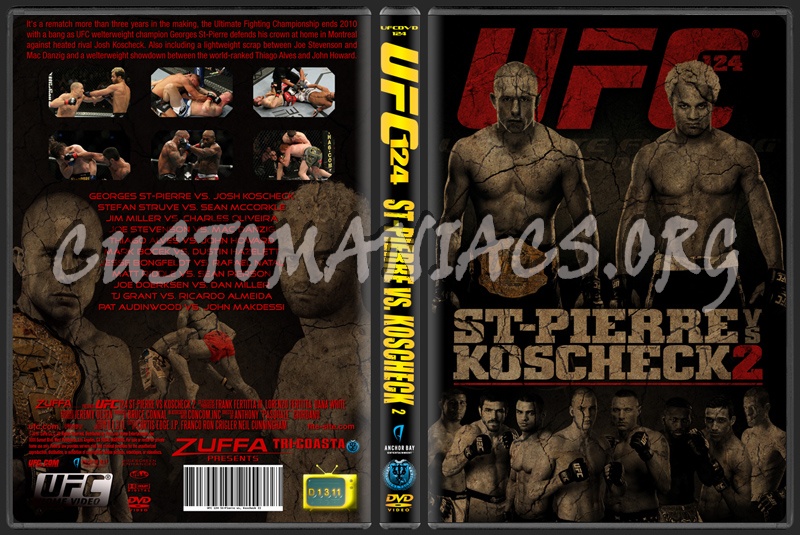 UFC 124 St-Piierre vs. Koscheck 2 dvd cover