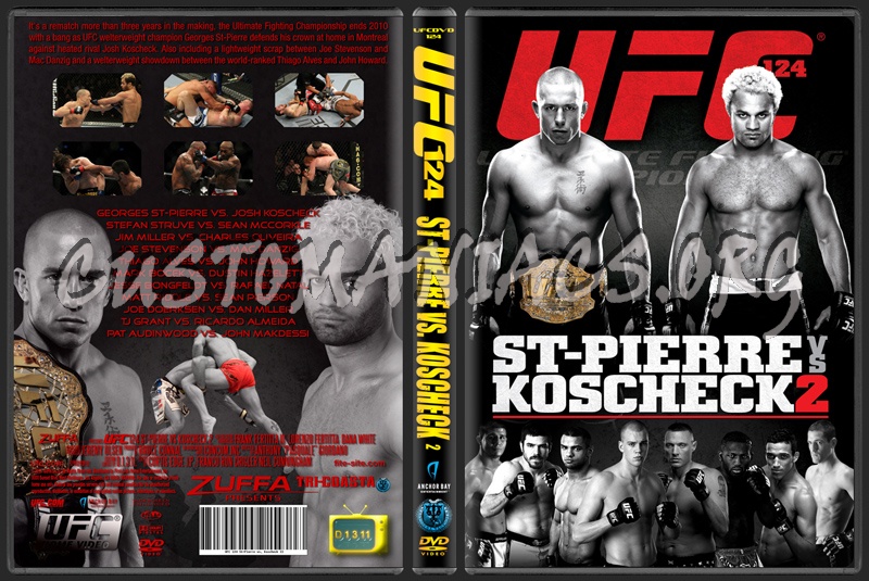 UFC 124 St-Piierre vs. Koscheck 2 dvd cover