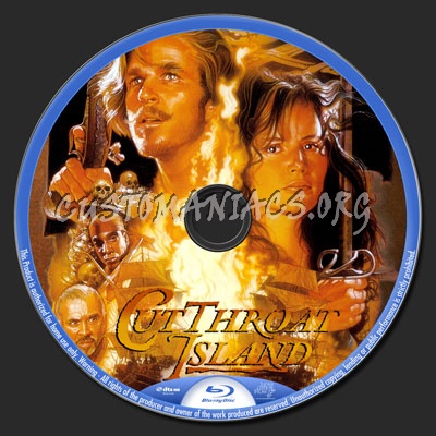 Cutthroat Island blu-ray label