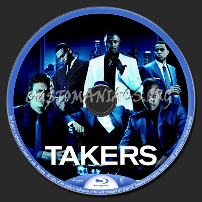 Takers blu-ray label