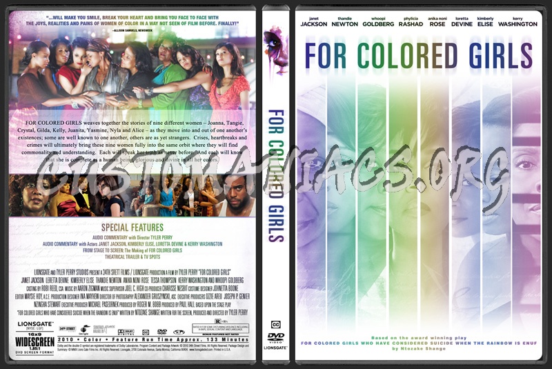 For Colored Girls dvd cover