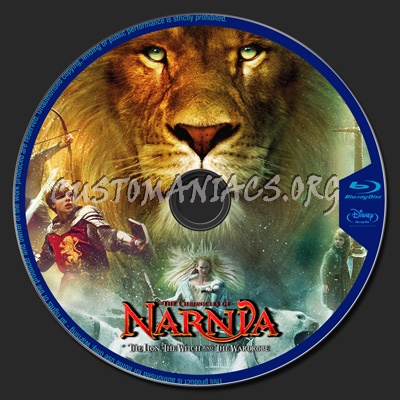 The Chronicles Of Narnia: The Lion, The Witch and The Wardrobe blu-ray label