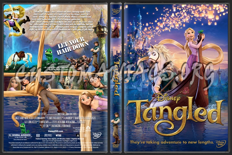 tangled dvd disc