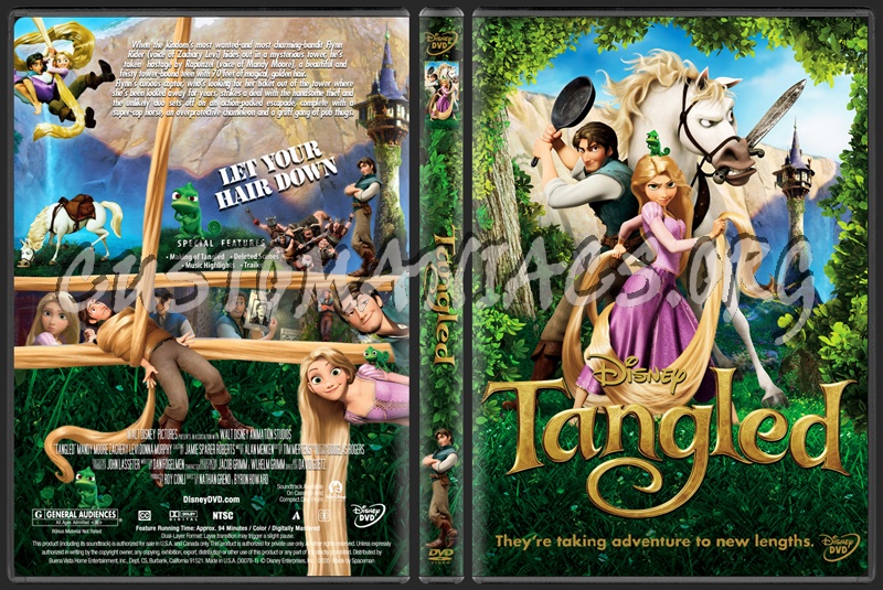 Tangled dvd cover