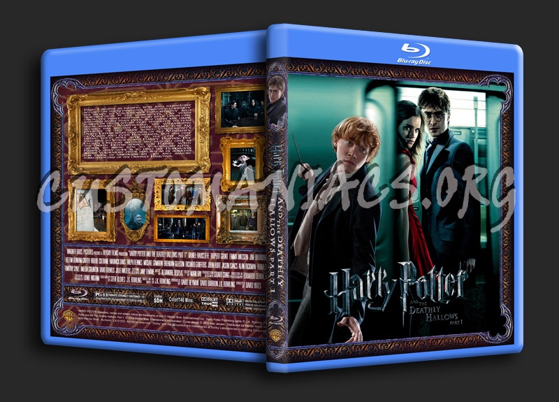 Harry Potter And The Deathly Hallows Part 1 blu-ray cover