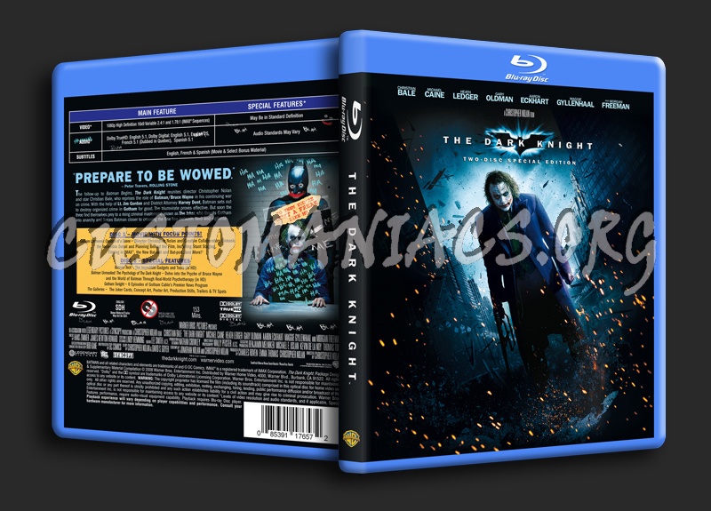 The Dark Knight blu-ray cover