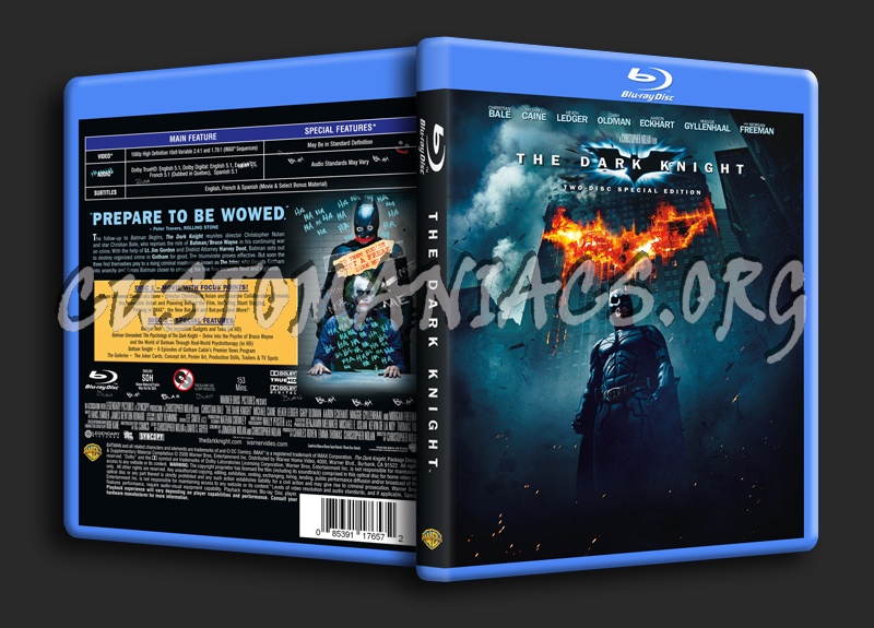 The Dark Knight blu-ray cover