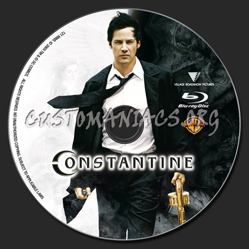 Constantine blu-ray label
