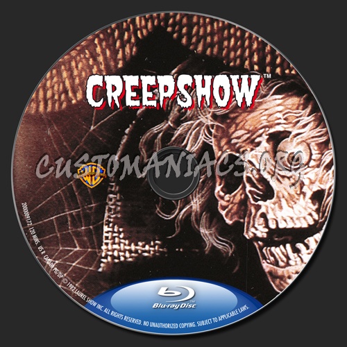 Creepshow blu-ray label