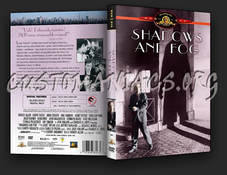Shadows and Fog dvd cover