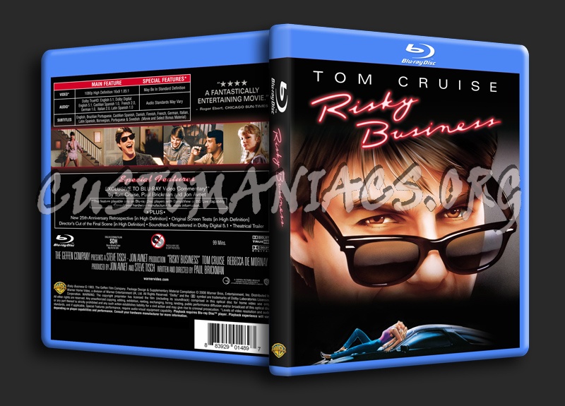 Risky Business blu-ray cover