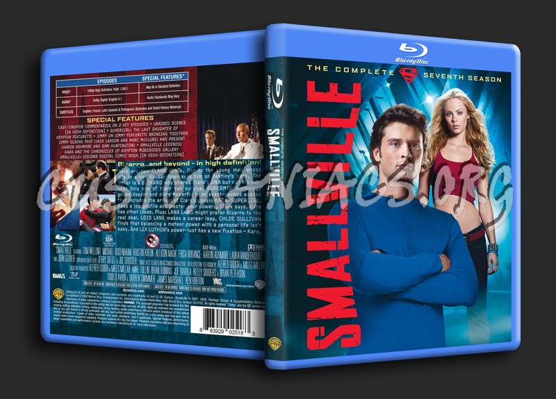 Smallville Season 7 blu-ray cover