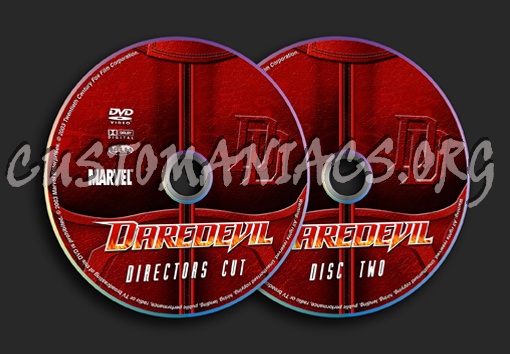 DareDevil Director's Cut dvd label