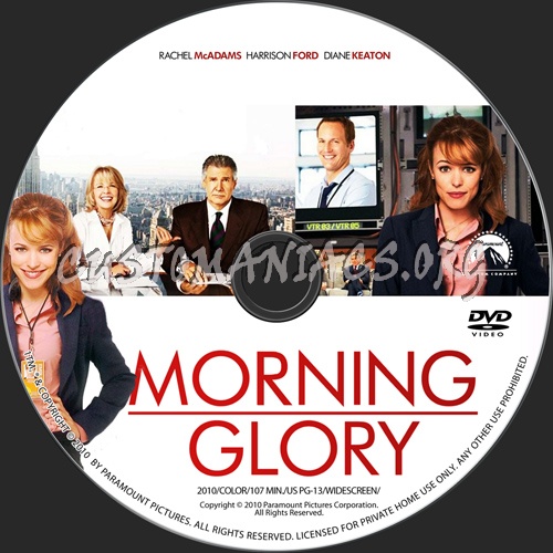 Morning Glory dvd label
