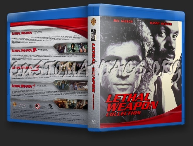 Lethal Weapon Collection blu-ray cover