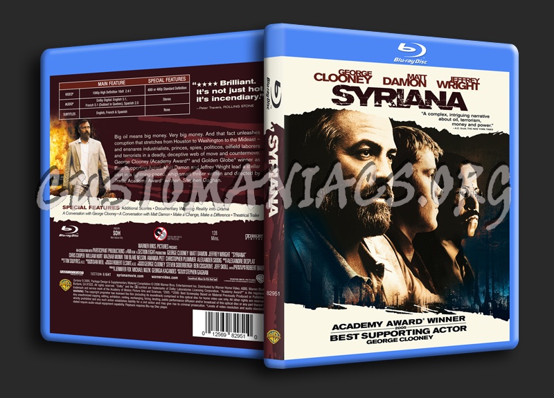 Syriana blu-ray cover